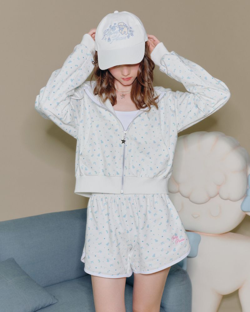 JELLYPLEASE（ジェリープリーズ）の「Jellambie Hoodie | Printed Hoodie with Star Zipper Pull（Tops）」