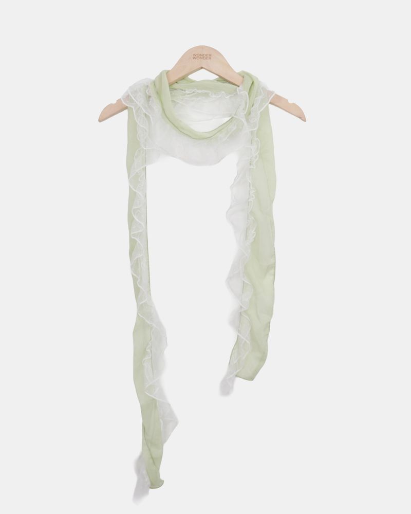 Vernil Color Frill Scarf