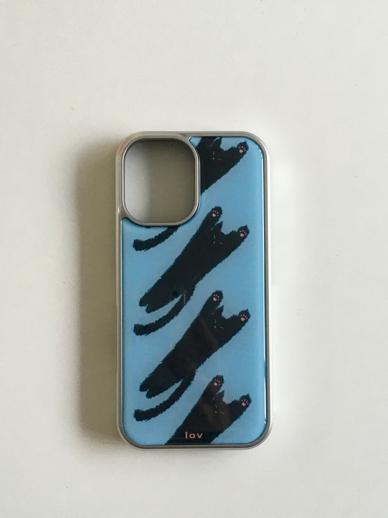 lovinhere(ラビンヒア)の「Midair Epoxy Silver Case(Smartphone Accessories)」