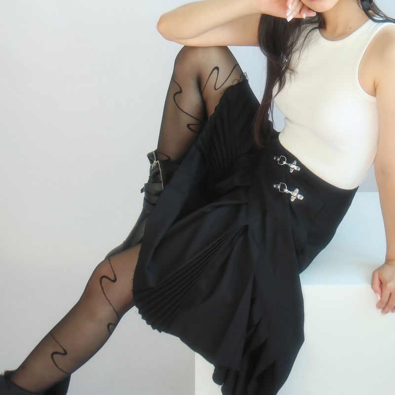 black wave tights