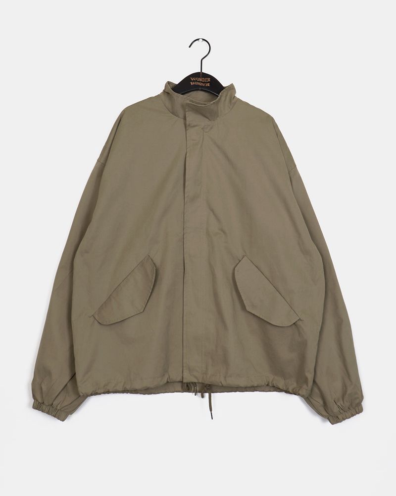 Pano Oversized Fit Cotton Short Bomber Jacket