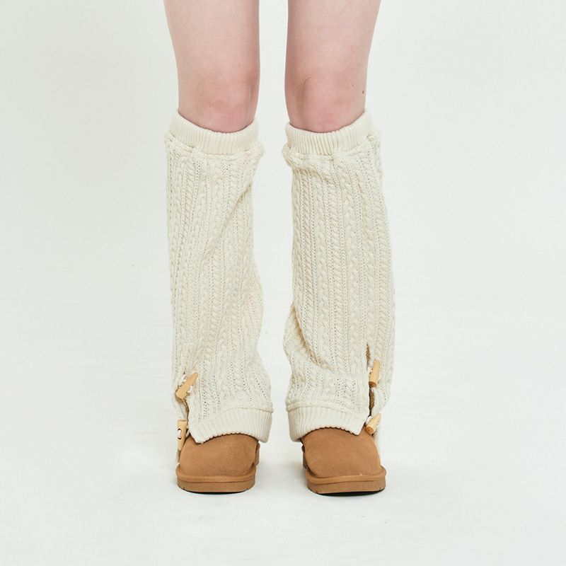 KIRSH（キルシー）の「CHERRY CABLE KNIT LEG WARMERS [IVORY]（Fashion Accessories）」