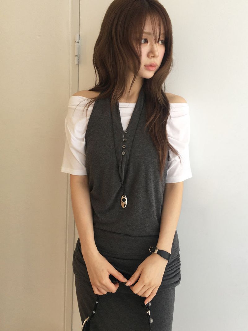 Poki drape Top