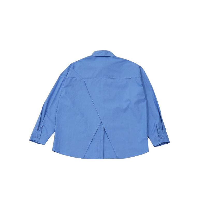 overlap back shirt