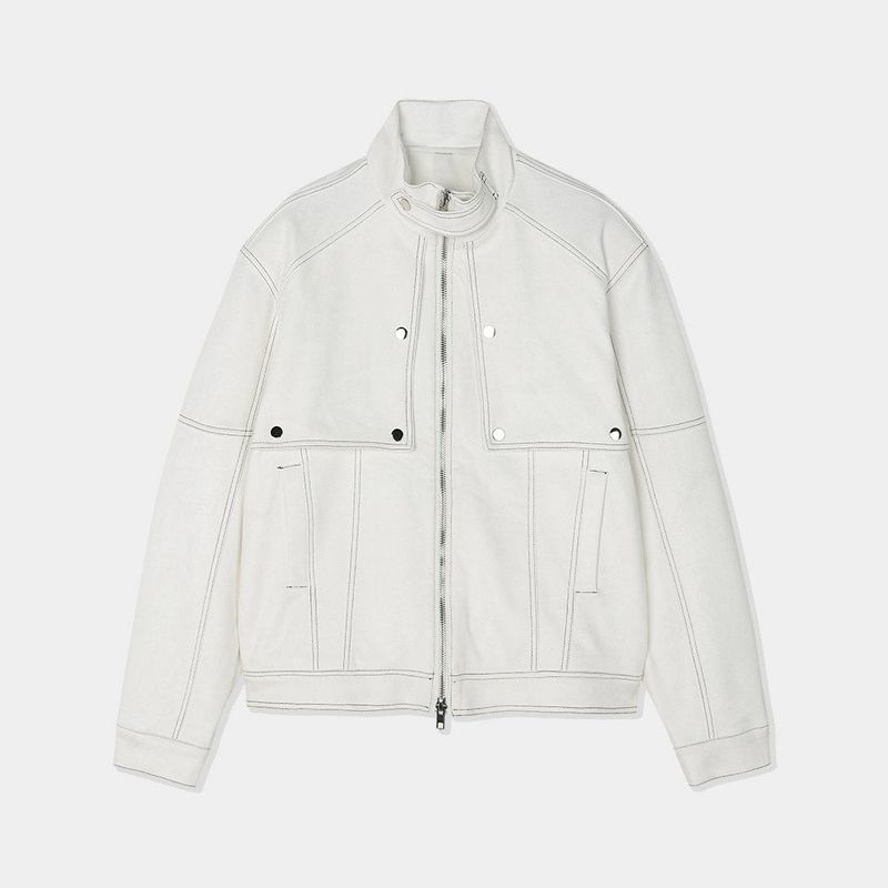 OWN Boyan Suede Neck Collar Jacket (3 colors)