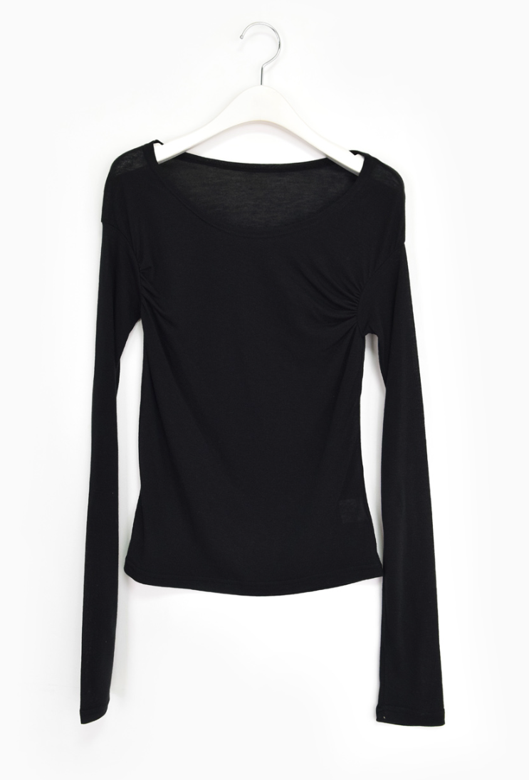 armpit shirring T(3color)