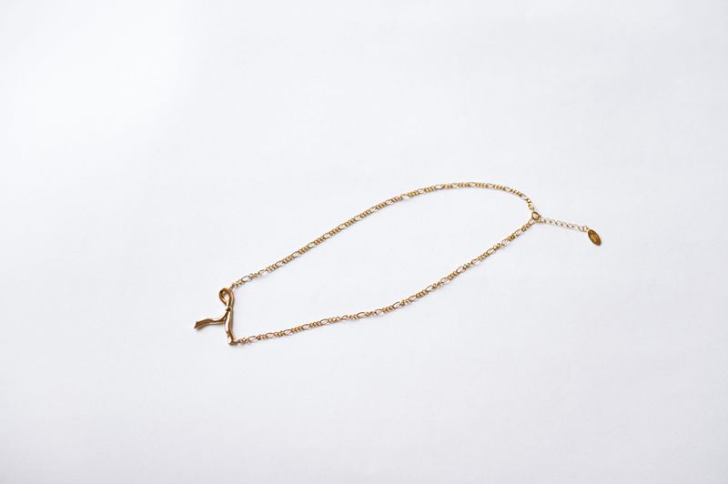 [MADE] Casual ribbon necklace