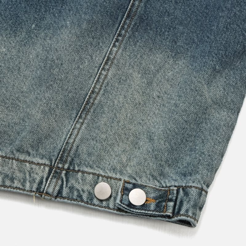 Anti Biker Denim Jacket (3color)