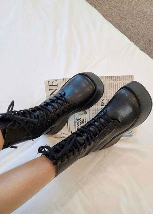 VIVIC（ビビク）の「JIPPER WARKER BOOTS (BLACK)（Shoes）」