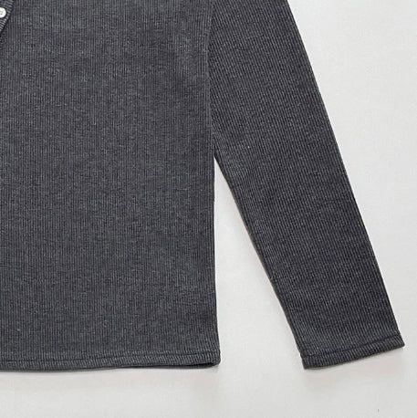 Root Diagonal Button Muscle Fit Cardigan