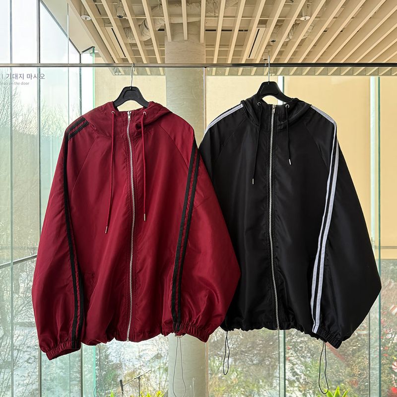 Aka Hooded Track Windbreaker