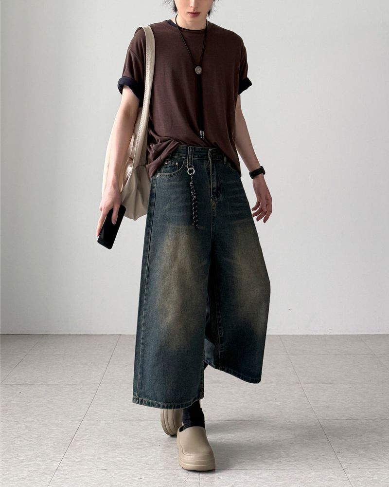 Pure Keyring Bermuda Denim