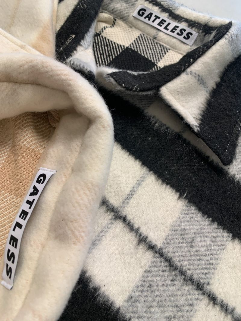 MOHAIR CHECK SHIRT