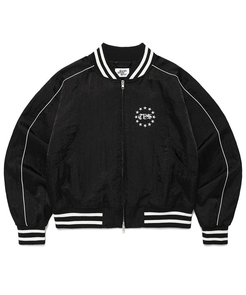 W SIDELINE BOMBER JACKET BLACK(CV2ESFB963A)
