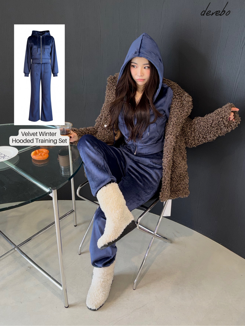 Velvet Winter Hooded Training Set