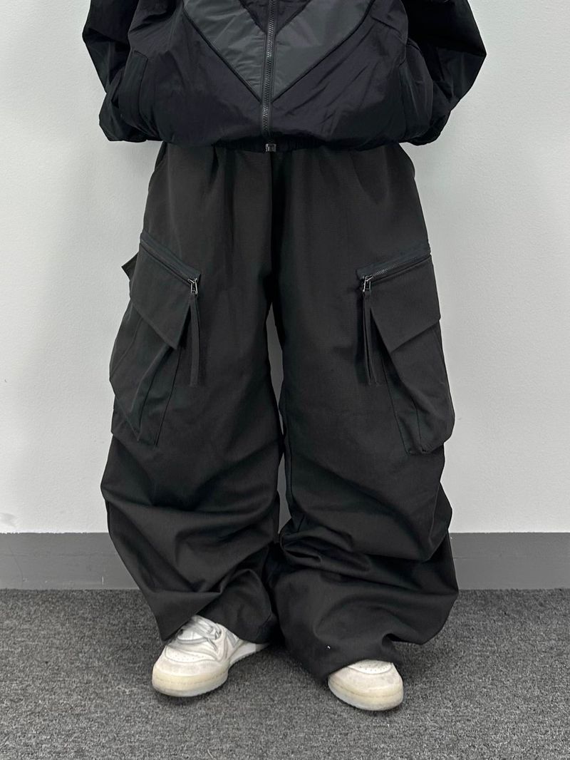 zipper point work pants
