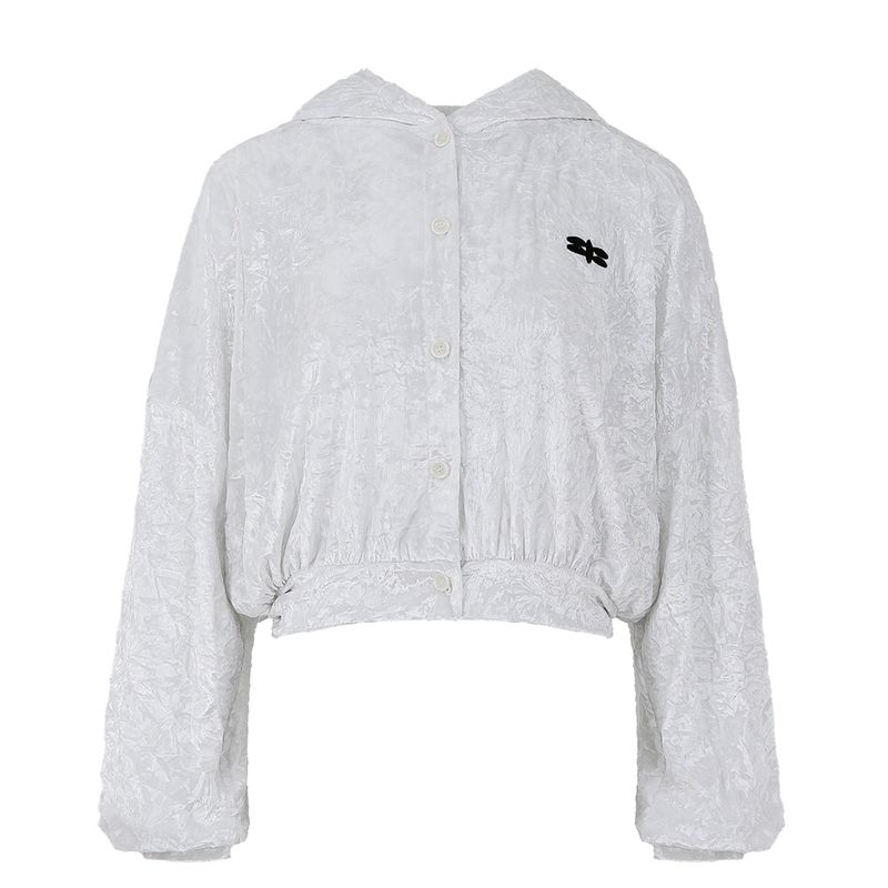 FLY HOOD JUMPER IN WHITE