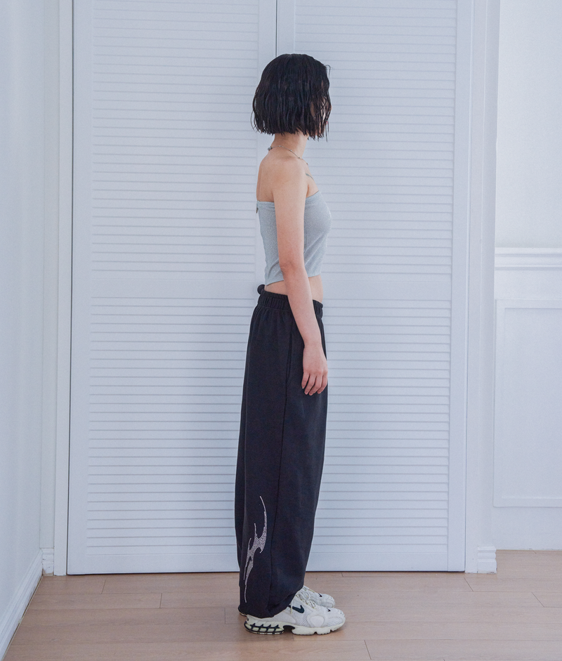 tribal jogger pants_black