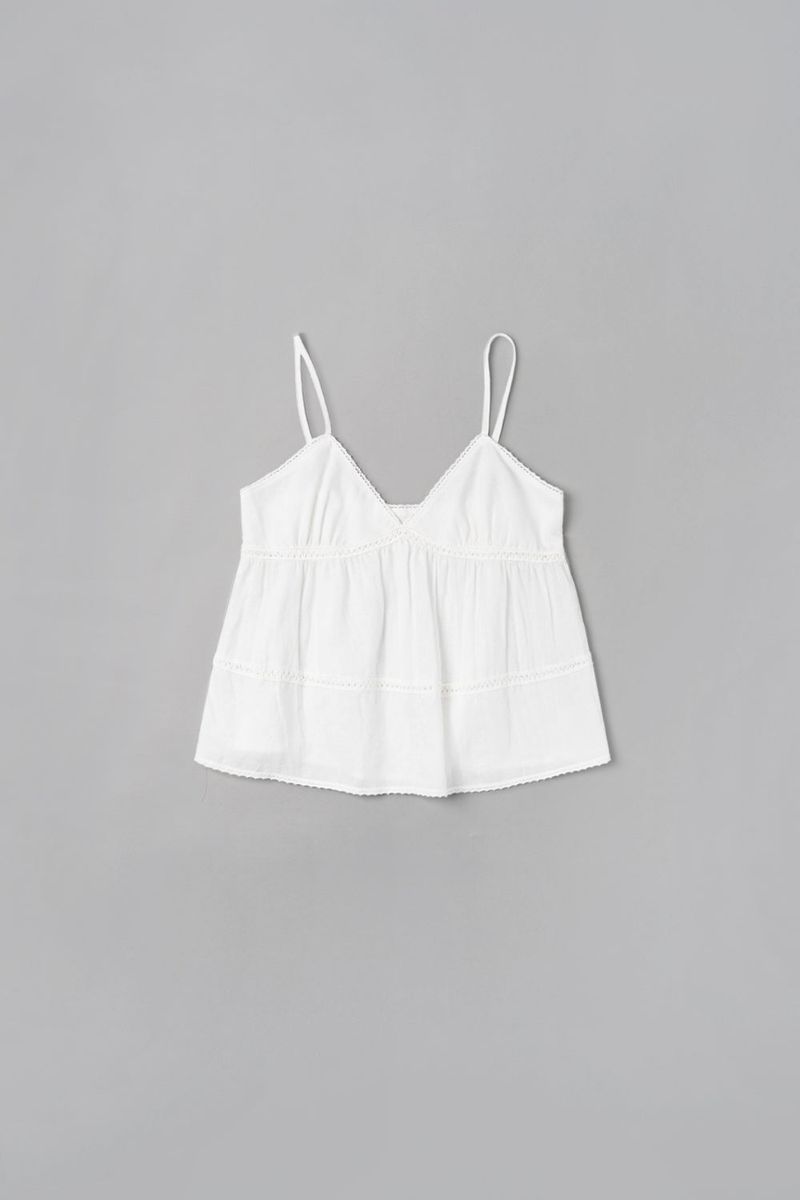Marine lace sleeveless