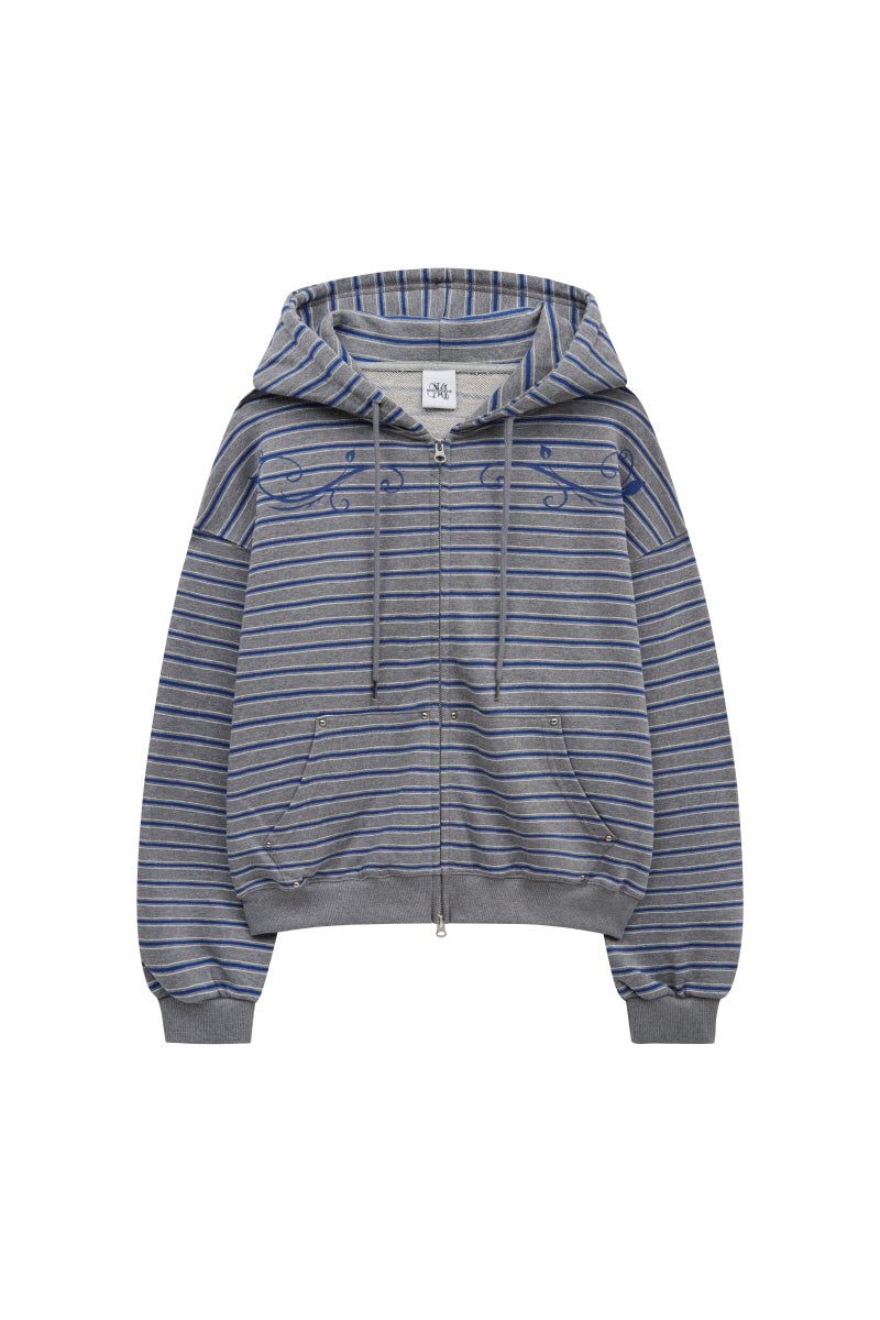set st hood zip up (grey)