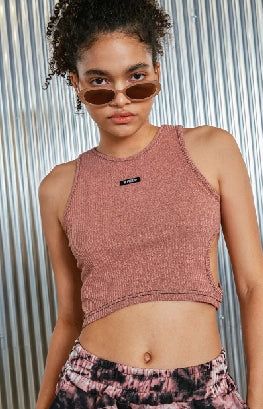 side hole sleeveless_pink