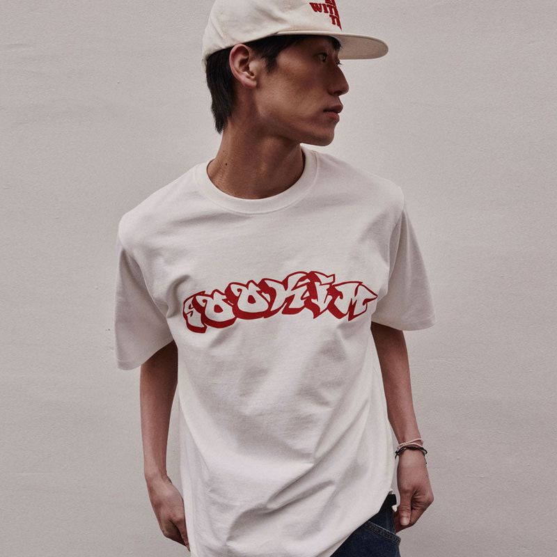 sookim（スキム）の「SOOKIM BIG LOGO T-SHIRT_WHITE（Tops）」