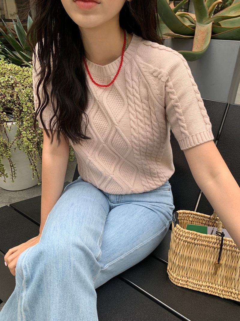 [MADE] HEYBO TWISTED HALF KNIT