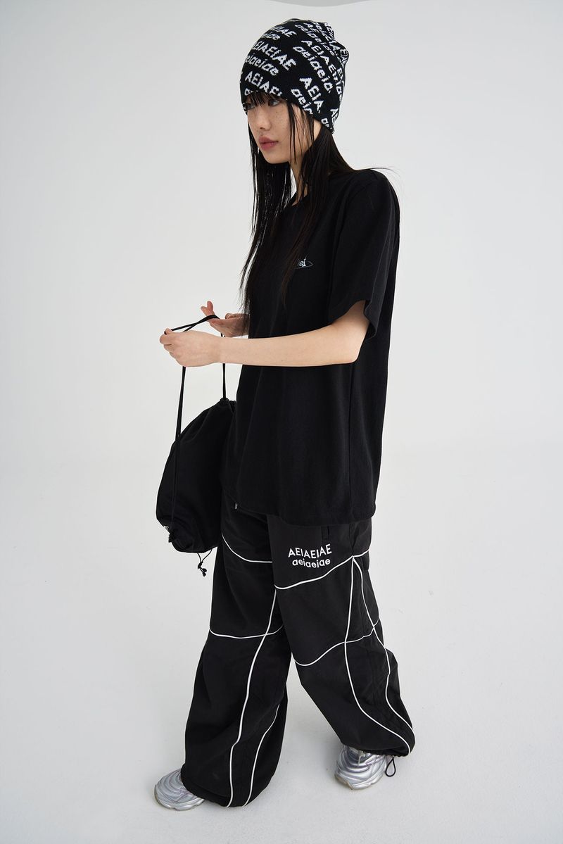 CHROME GRAPHICS T-SHIRTS [BLACK]