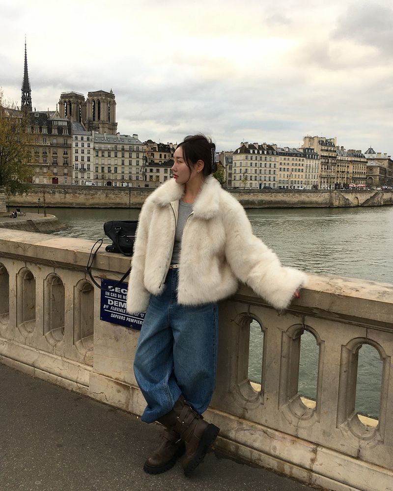 [ORIGINAL] Shelter Color Fur Jacket