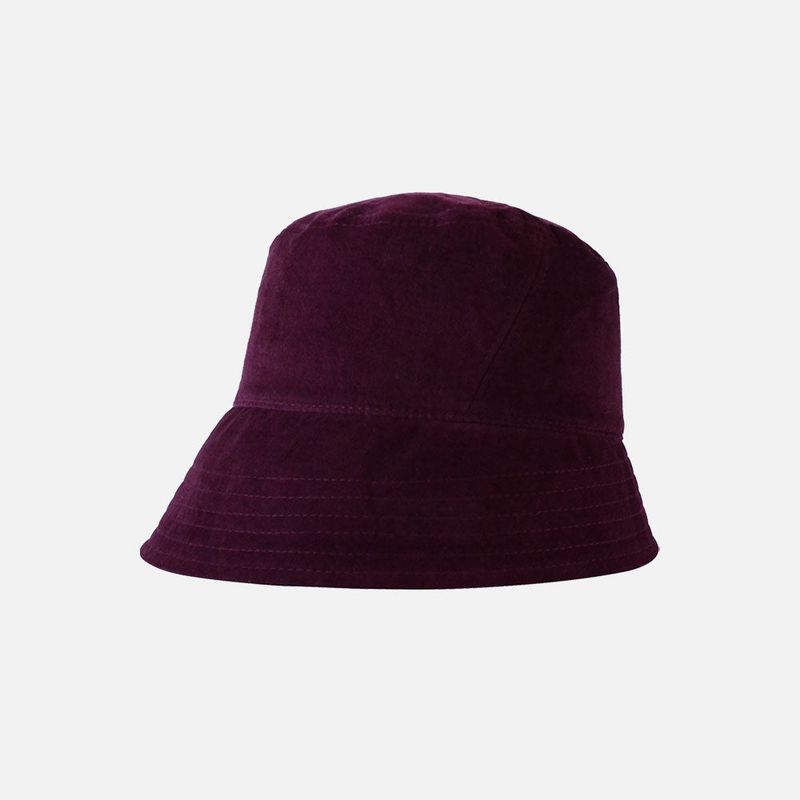CORDUROY BUCKET HAT (BURGUNDY)