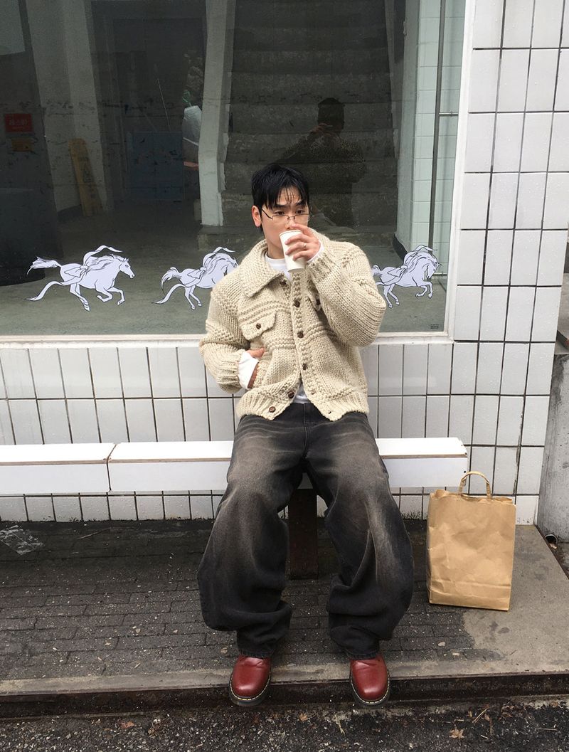 No.1532 M bokashi knit CD