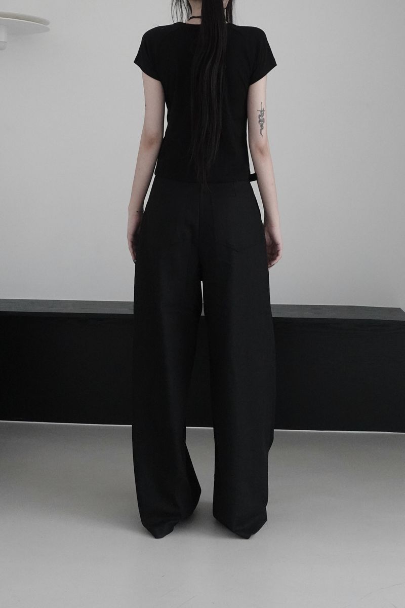 treed basic pants (2color)