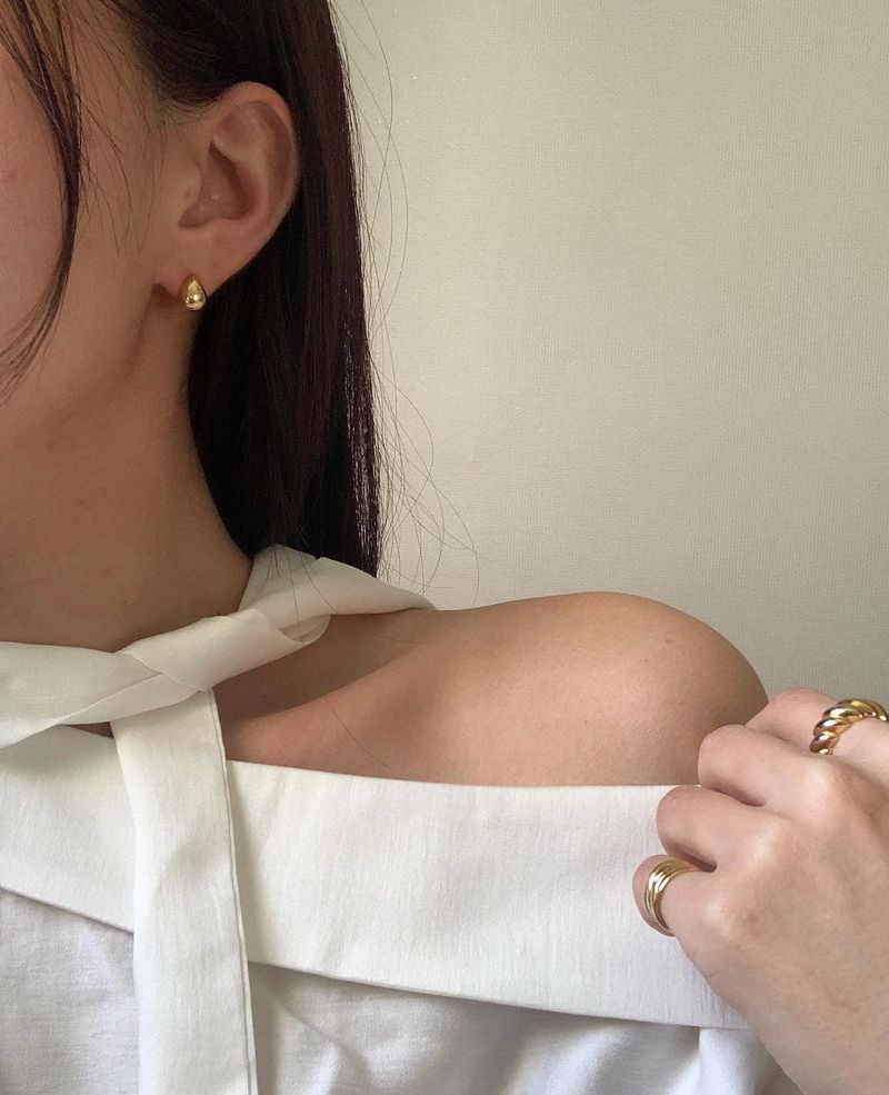 dearmerry（ディアメリー）の「(silver925) ティアーズピアス *gold（アクセサリー）」