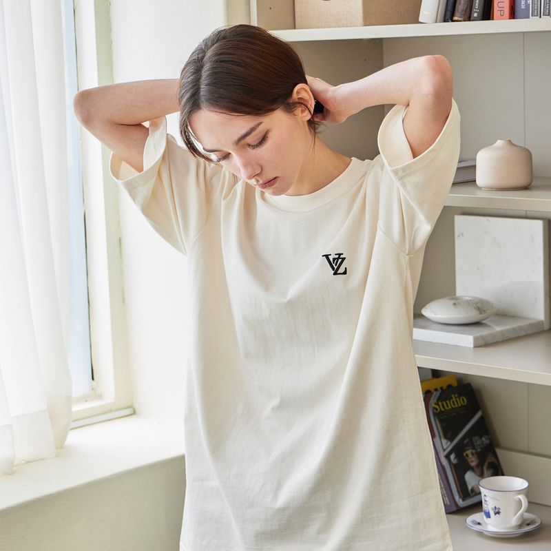 VZ 3D Logo T-Shirts / Cream
