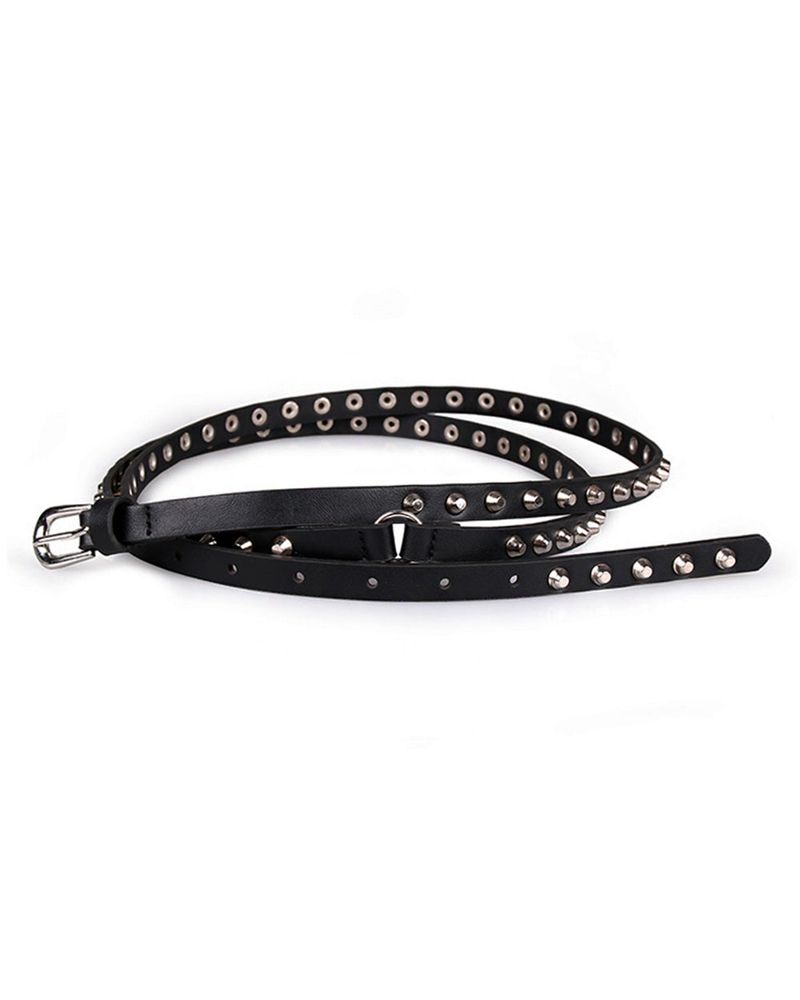 a two-line cross stud belt