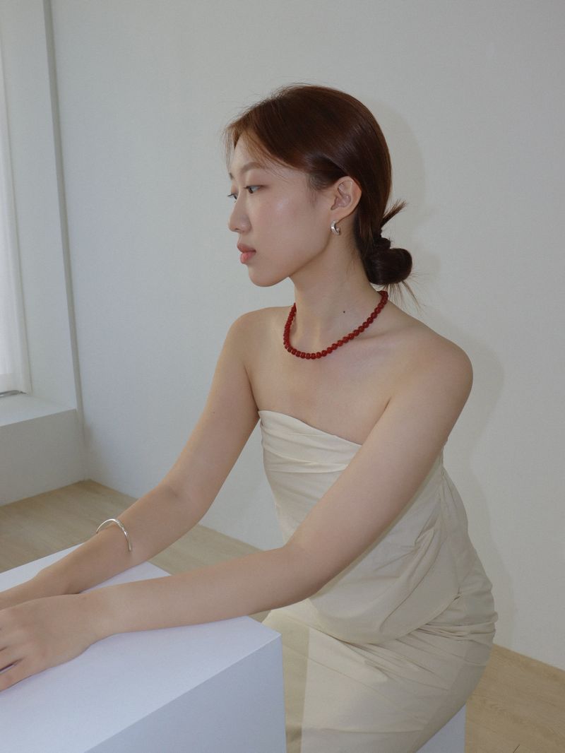AGATE BALL NECKLACE