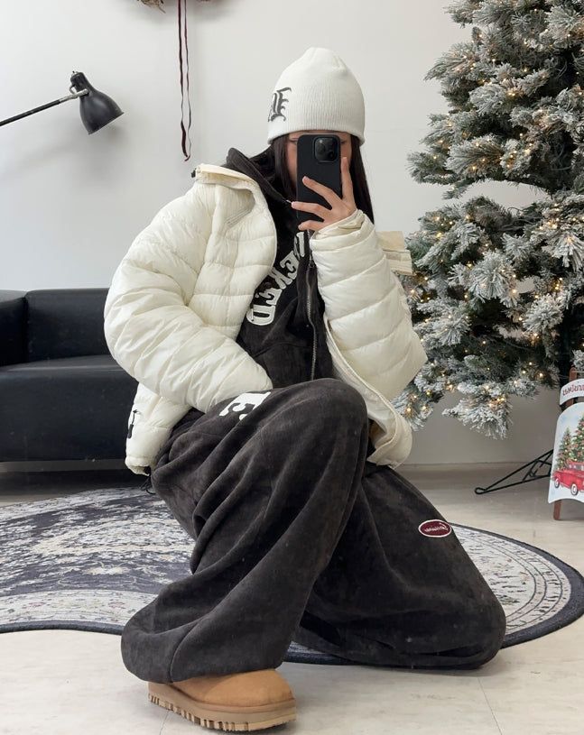 Ruth Velour Patch Training Pants