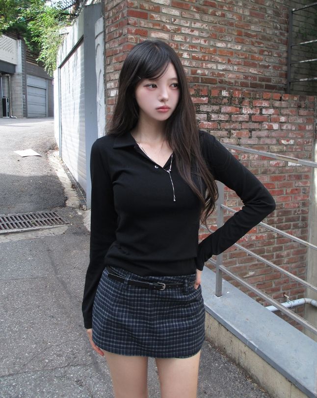 Kael Classic Check Skirt Pants