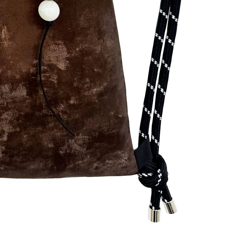 Bohemian Keyring Gym Sack [Brown Suede]