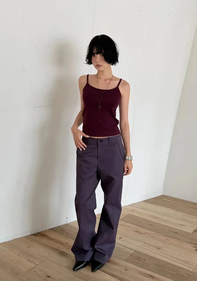 CURVE LINE SLIM SLEEVELESS