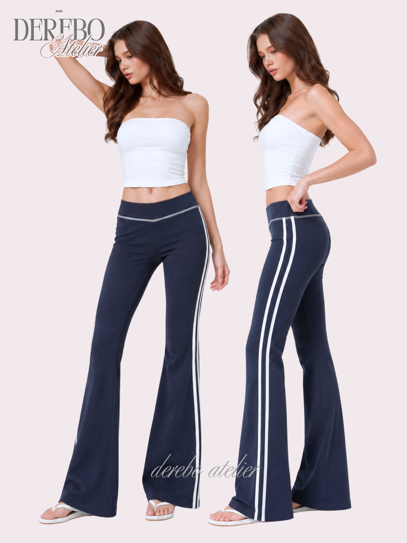 dereborujo（ドレボルゾー）の「Cony Fit Flare Banding Casual Pants（Pants）」