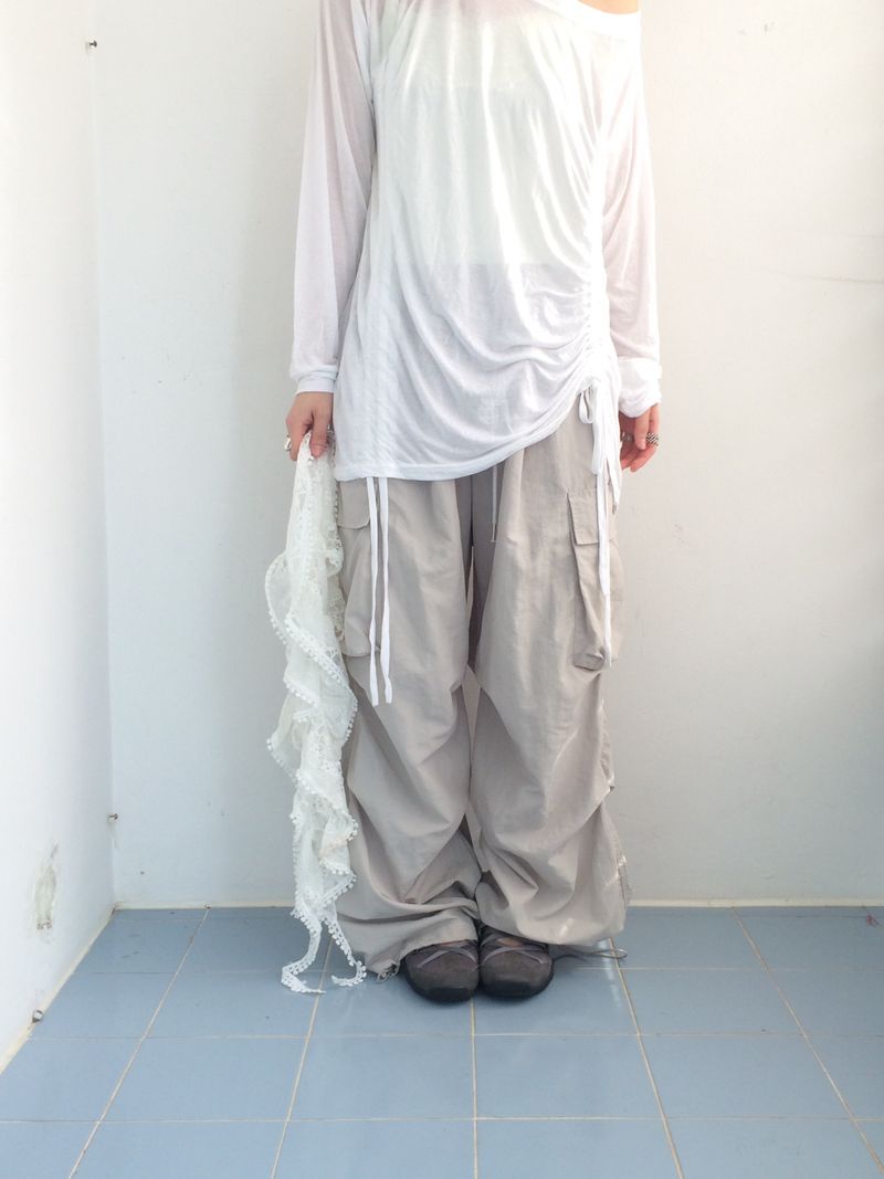 Light Texture Shirring T