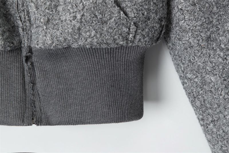 Nate Fur Hooded Short Jumper
