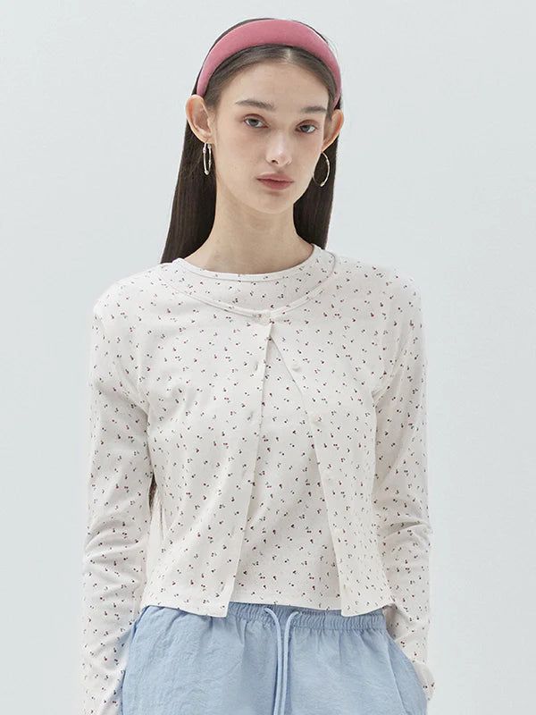 KIRSH（キルシー）の「KIRSH PLAIN ROUND NECK SLIM CARDIGAN - WHITE（Tops）」