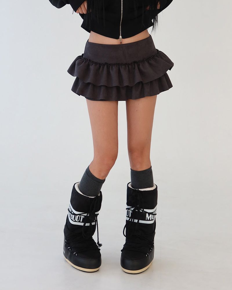 Delight-J(ディライトジェイ)の「Suede cancan skirt pantskirt(Skirts)」