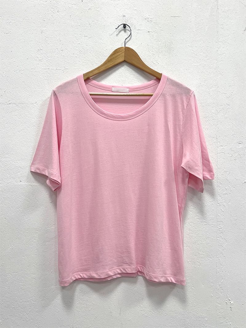 AIR U-NECK LOOSE TEE (5C)