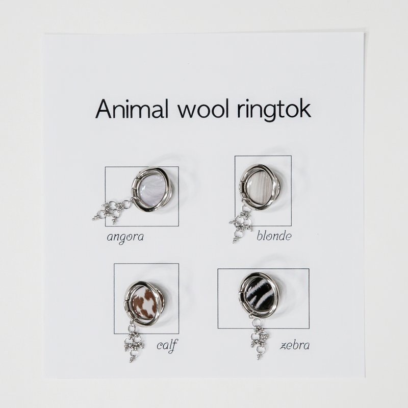 animal wool ringtok - zebra