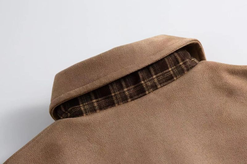 Brielle Suede Harrington Jacket