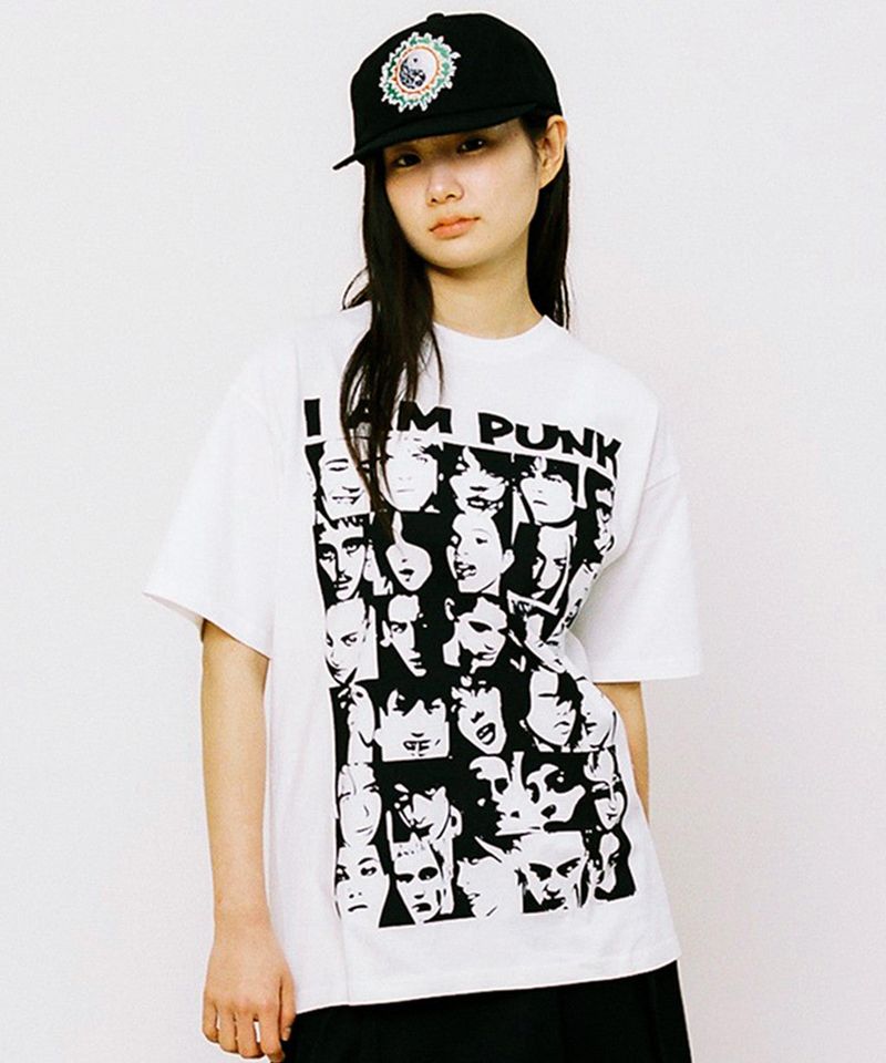 WEBHOUSE（ウェブハウス）の「アイアムパンクTシャツ - ホワイト  （トップス）」
