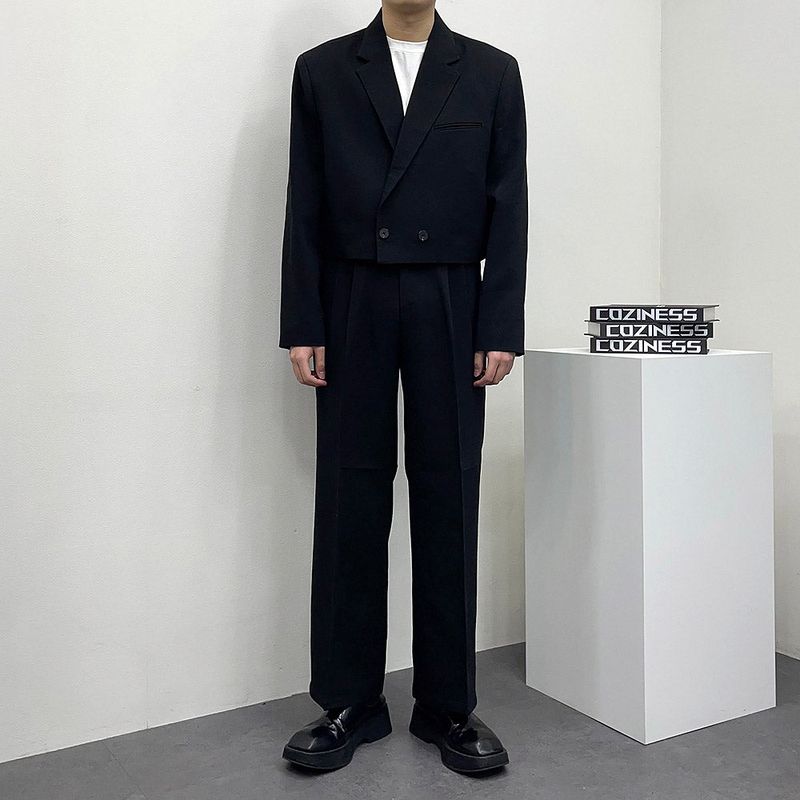 CR More Crop Double Jacket (Set - Up